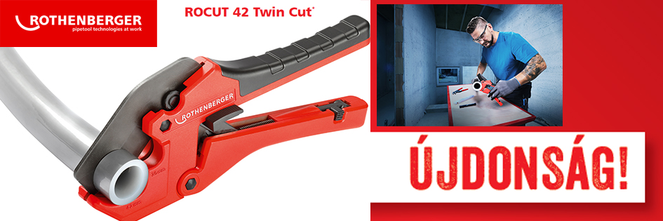 ROCUT 42 Twin Cut, a ROTHENBERGER legújabb fejlesztése